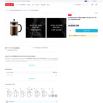 Bodum Chambord French Press Coffee Maker, 1.5 L, Stainless Steel $56.95 + $13 Delivery @ Bodum