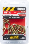 Buildex 10-24 x 30mm Zinc Plated Countersunk Head Metal Tek Screws - 25 Pack $0.50 (RRP $6.52) + Delivery ($0 C&C) @ Bunnings