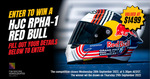 Win an HJC RPHA-1 Red Bull Helmet Worth $1,499 from AMX Superstores