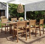 7 Piece Outdoor Wooden Dining Set $299 + Delivery @ DealsMate