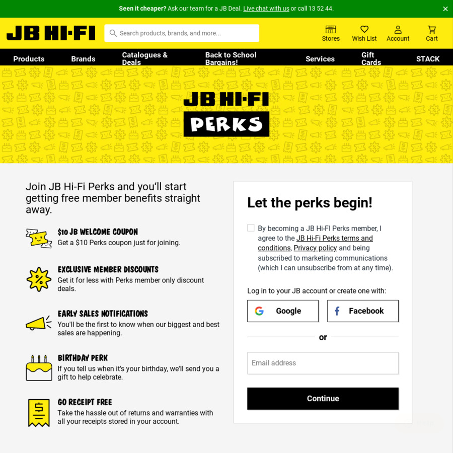 [Perks] $10 Voucher For Existing Perks Members @ JB Hi-Fi - OzBargain