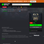 [PC, Steam] The Elder Scrolls V: Skyrim Anniversary Edition - $22.43 (72% off) @ Green Man Gaming