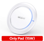 15W QOOVI Fast Wireless Charger (Pad Only) US $4.71 (~AU $7.34) Shipped @ AliExpress Factory Direct Collected Store