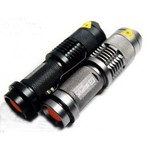 Special Offer: Sipik SK68 Mini Zoomable Flashlight (Black/Silver) Only $6.58 + Free Shipping