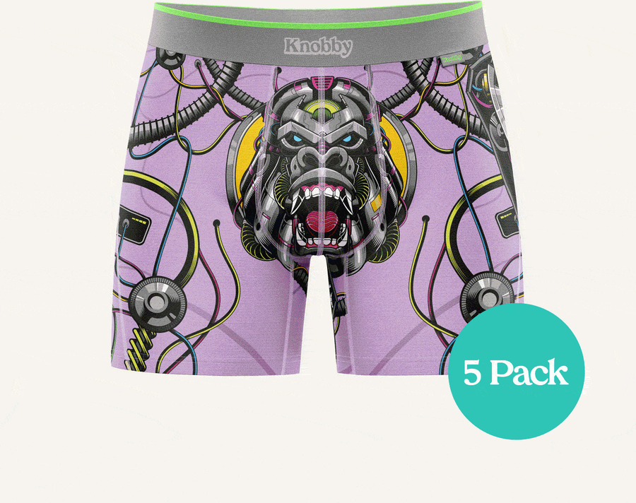 5 Packs of Mystery Design Underwear $69 (Was $145) + $7.50 Shipping ($0  with $99+ Order) @ Knobby - OzBargain