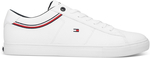 Tommy Hilfiger Men's Essential Detail Leather Sneakers - White $69 + Delivery ($0 with One Pass) @ Catch