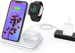 Minthouz 3 in 1 Wireless Charger, 15W Fast Charging Station $29.98 + Delivery ($0 with Prime/ $39 Spend) @ Wavlink-RC via Amazon