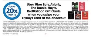 20x Flybuys Points with Apple Gift Card (Limit 45,000 Pts/Account, Excludes  $20 GC) @ Coles : r/OzBargain