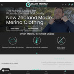 10% off New Zealand Made Merino Clothing + A$15 Delivery ($0 with A$200 Order) @ Smart Merino, New Zealand