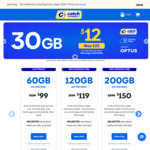 Catch Connect 365 Day Prepaid Plan 60GB $99, 120GB $119, 200GB $150 (New Customers Only) @ Catch Connect