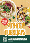 [VIC] Buy One, Get One Free Phở Every Tuesday - App or Online Order Only @ Roll'd Hawthorn