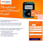 Refer a Friend, Get $50 Bonus Each + 5% Cash Back Wave & Save @ ING Direct