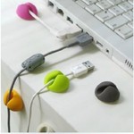 Colorful Plastic Mini Cable Clips Set (6pcs) for ONLY $1.59 USD + Free Shipping