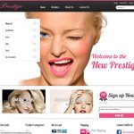 $10 Voucher for Orders > $50 with Newsletter Signup to Prestige Cosmetics