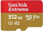 SanDisk 512GB Extreme microSDXC Memory Card $69 + Delivery ($0 C&C) + SC @ MSY (Price Beat $65.55 @ Officeworks)