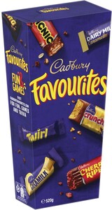 Cadbury Favourites Boxed Chocolate 520g $10 ($9 with EDR) @ BIG W | $10 @ Coles & Woolworths