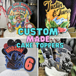 30% off Custom Personalised Cake Toppers from $20.97 Delivered @ The Vinyl Order