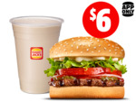 $5 Whopper Junior Cheese and Medium Chips @ Hungry Jack's via App