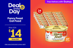 24 x Fancy Feast Classic Paté Cat Food Savoury Salmon Feast 85g $14 ($0.59/Can) + Delivery ($0 with OnePass) @ Catch