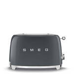 Smeg 50's Style Toaster 2-Slice Slate Grey $149 Delivered ($134.10 with Email Sign up, Was $269) @ Smeg