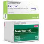 70x Pharmacy Action Fexorelief (Fexofenadine Hydrochloride) 180mg + 30x Cetrine $18.99 Delivered @ PharmacySavings