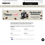 Win 1 of 5 De'Longhi Rivella Coffee Machines + 12 Months of Primo Coffee from Freedom + Primo Caffe [Myfreedom Members]