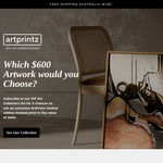 Win 1 of 5 Limited Edition Framed Prints (Worth $600) from Art Printz