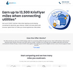 Switch & Stay 45 Days for KrisFlyer Miles: Electricity, Gas, Internet, Solar 3000 / Mobile 1500 @ Econnex (Excl NT, Ergon QLD)