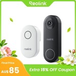 [Used] Reolink Wi-Fi Doorbell $84.99 ($82.99 eBay Plus) Delivered @ Reolink-Digital eBay AU
