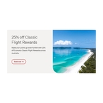 25% off Economy Classic Flight Rewards across Australia (Fly 1 Jan - 3 Oct 2026) @ Qantas
