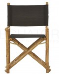 $39 Natural Bamboo Director's Chair, Foldable. Selected Colours Only Slate, Hessian, Olive Green