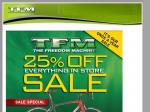 The Freedom Machine 25% off everything in store - Bike stores in Melb  