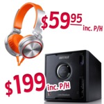 Sony MDR-XB610 Extra Bass Headphones Orange $59.95 Buffalo Linkstation Pro Quad NAS $199 Inc P/H