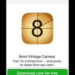 8mm Vintage (Video) Camera iOS app - Free (was $2.49?) - via Apple Store app (not App Store)