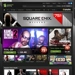 Green Man Gaming up to 75% Square Enix Weekend & 20% off Coupon Code