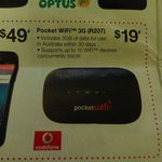 VF Pocket Wi-Fi 3GB 3G $19 at Australia Post