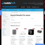 Sonos 10% off Players Including Connect, Connect: Amp + Shipping @ Todd's Hi-Fi