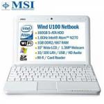 MSI Wind U100-496CA Netbook WHITE 10in $399 + Postage