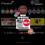 Domino's 50% off Menu Price Traditional or Chef's Best Pizzas - Today Only - Pickup