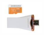 Samsung 16GB EVO MicroSD SDHC Card w/ OTG Reader $15.95 Free Shipping | PCByte