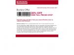 Borders- 30% Off One Full Priced DVD! (Double offer-read)!