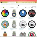 Personalised Clocks & Watches for US $9.99/ AUS $14.28 Delivered @ ArtsCow
