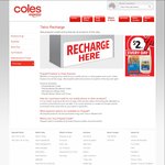 20% off Optus Recharge Vouchers at Coles Express