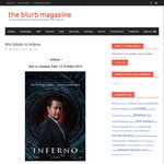 Win 1 of 10 In-Season Double Passes to Inferno from The Blurb Magazine