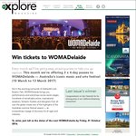 Win 1 of 2  Four-day passes to WOMADelaide from Go Xplore Travel