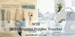 Win a $100 Wiggles Piggles Gift Voucher from My Bored Toddler