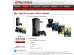 EB Games Xbox 360 Elite Console 120GB + 4 Games