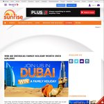 Win 1 of 4 Family Trips to Dubai Worth $20,760 from Channel 7