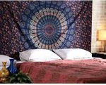 50% Off on Blue Peacock Mandala Wall Tapestry - A $15.95 + A $10.45 Shipping @ Rajrang