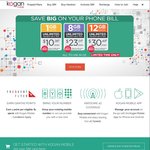 KOGAN Mobile: Unlimited Standard Calls & SMS and 1GB of Data $10.36/Month (365 Day Pre-Purchase)